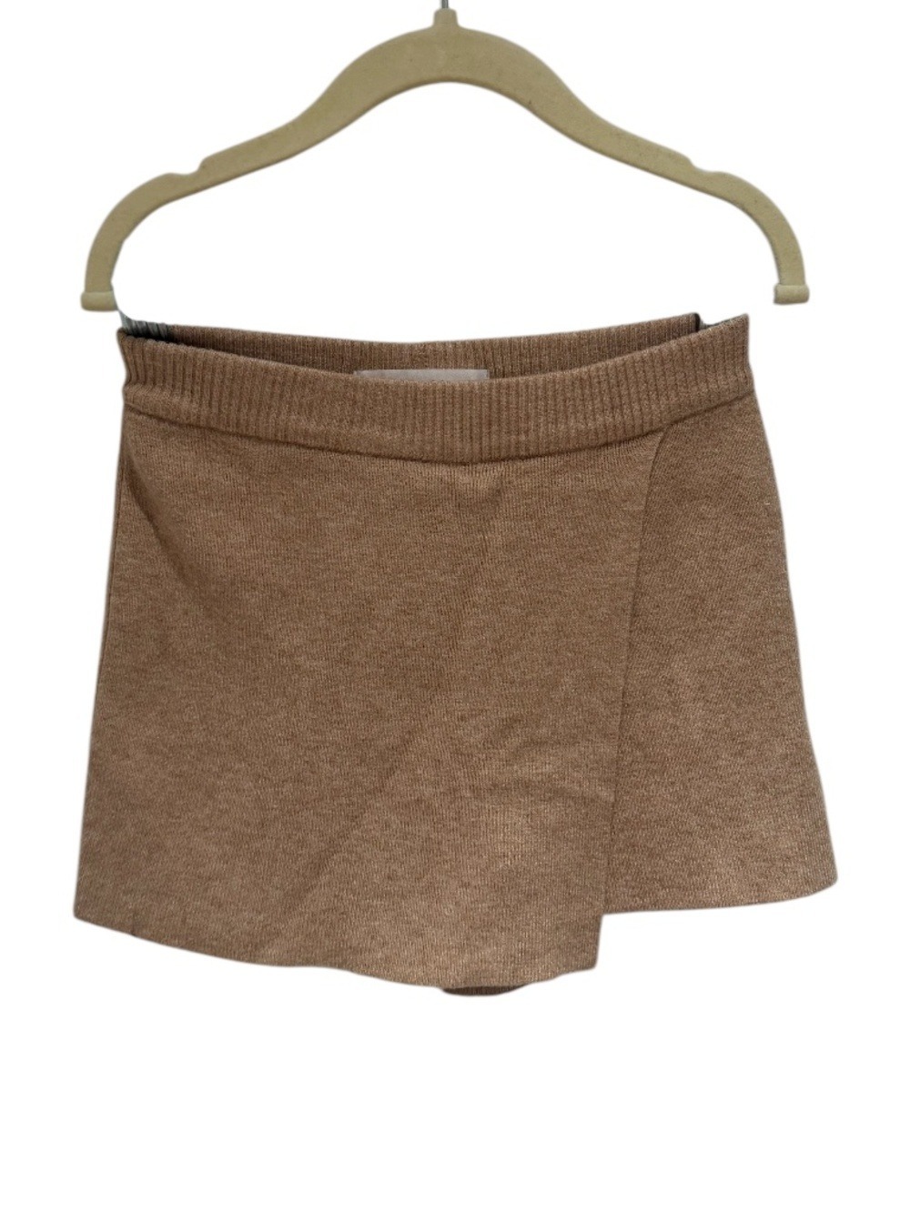 ZARA tan soft knit skort - size 6-7